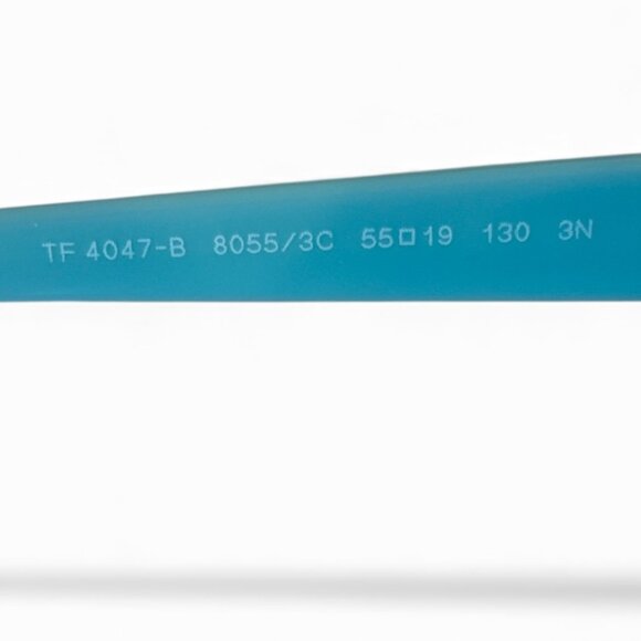 Tiffany & Co Black Sunglasses Rimmed in Signature Tiffany Blue Crystal Frame - Picture 9 of 16